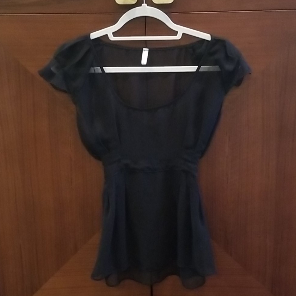 C C Outlaw Sheer Blouse